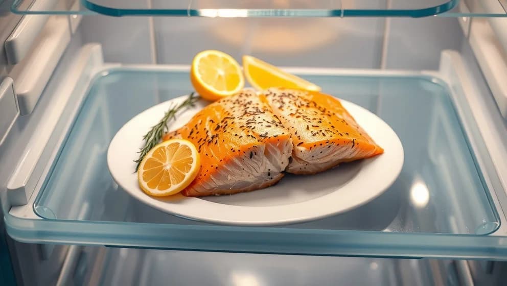 Hur länge håller ugnsbakad lax i kylen